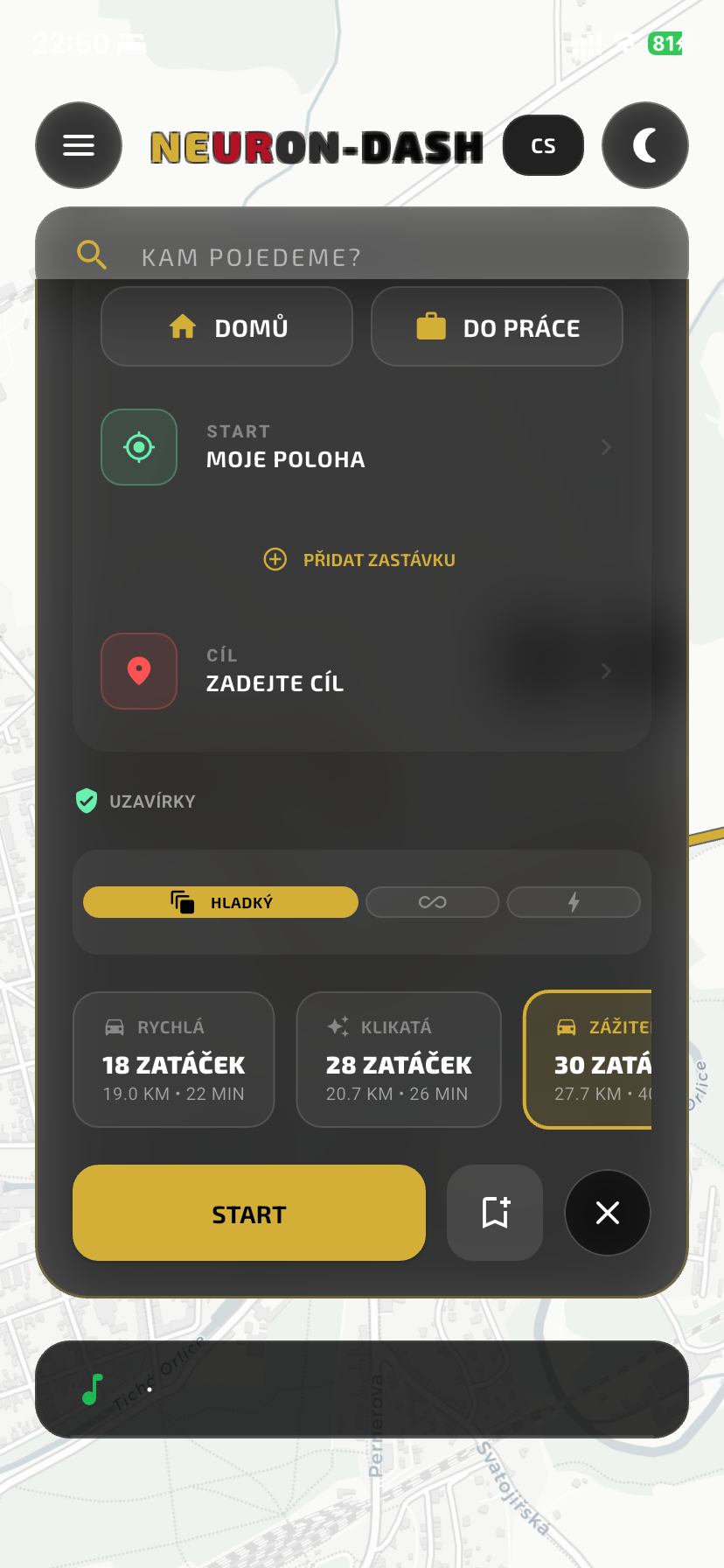 Plánování trasy